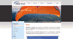 Desktop Screenshot of adzflyparagliding.com